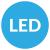 XL blue directional light, certified & ultra robust